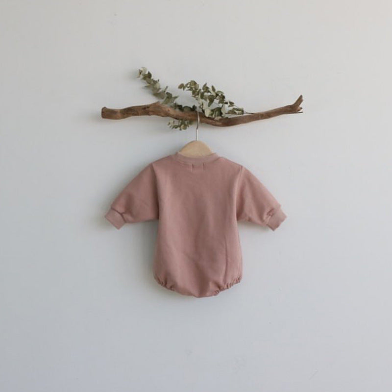 Long-sleeved Cute Baby Pear Romper