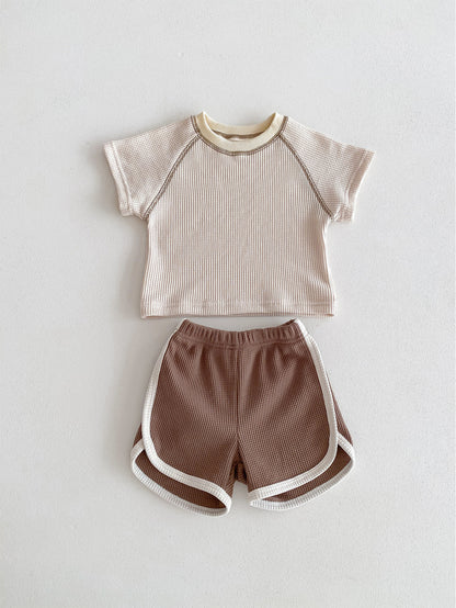 Short Sleeve Summer Baby Top & Shorts