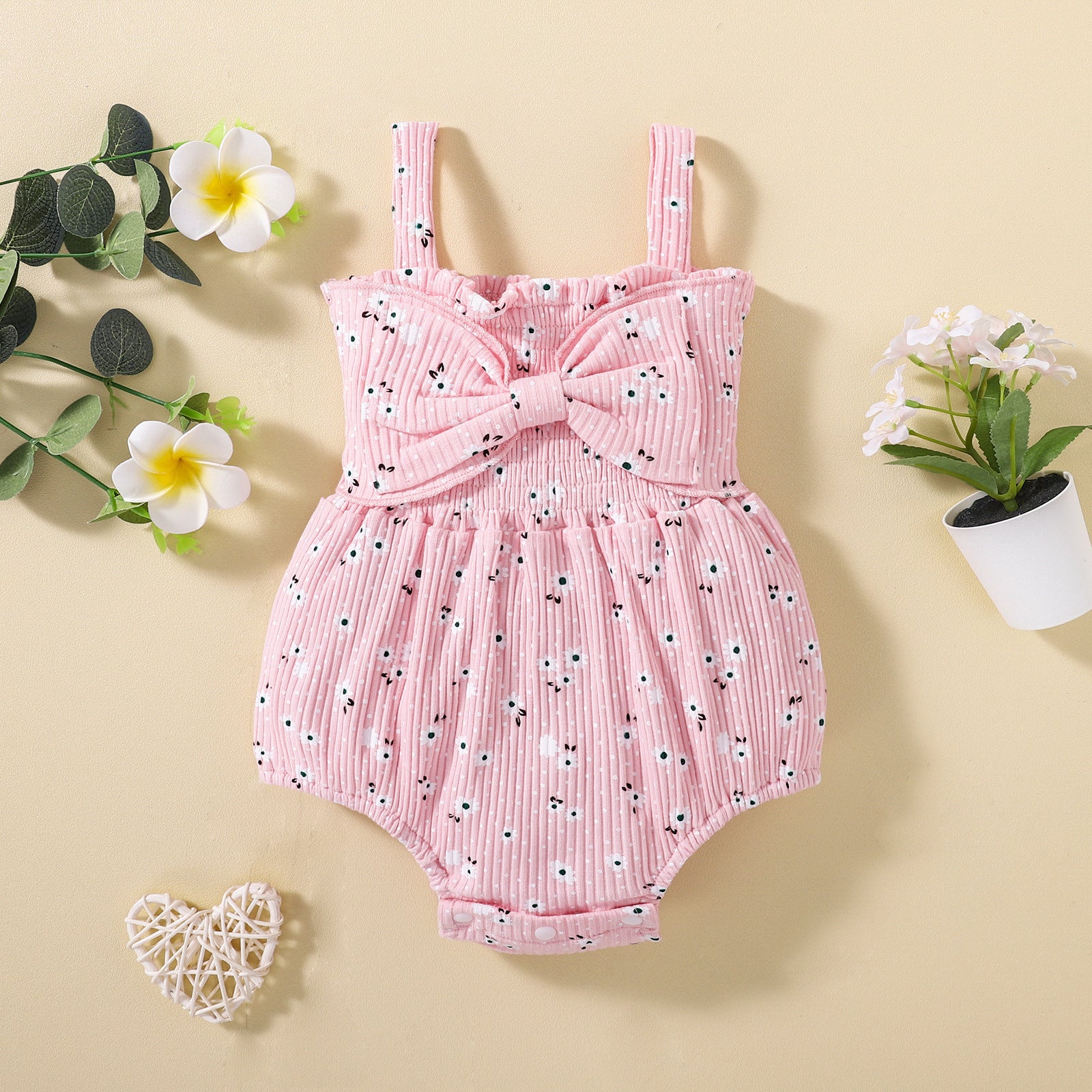 Summer Baby Rompers Sleeveless Jumpsuit - Tiny Cherub