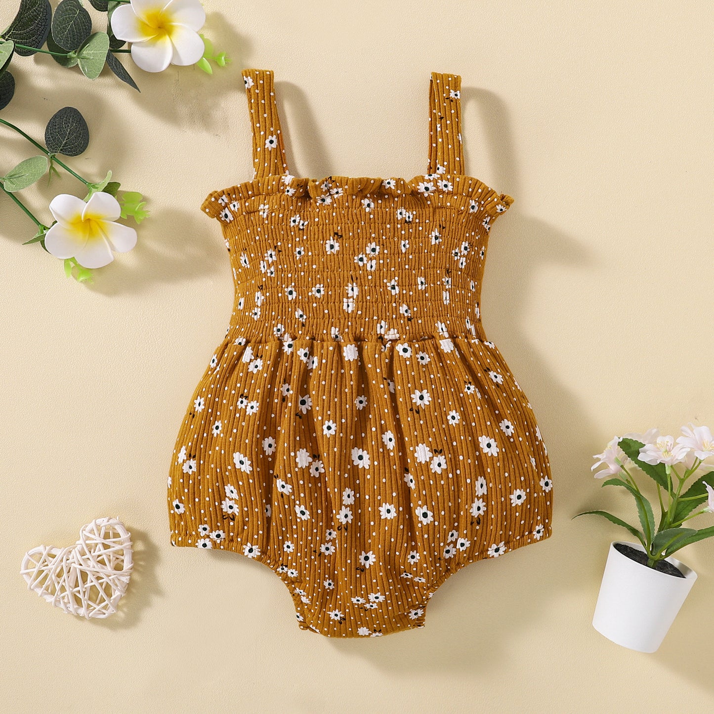 Summer Baby Rompers Sleeveless Jumpsuit - Tiny Cherub