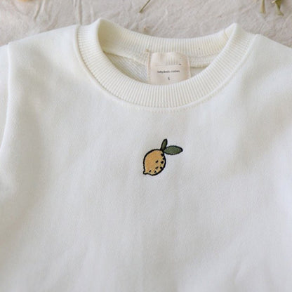 Long-sleeved Cute Baby Pear Romper